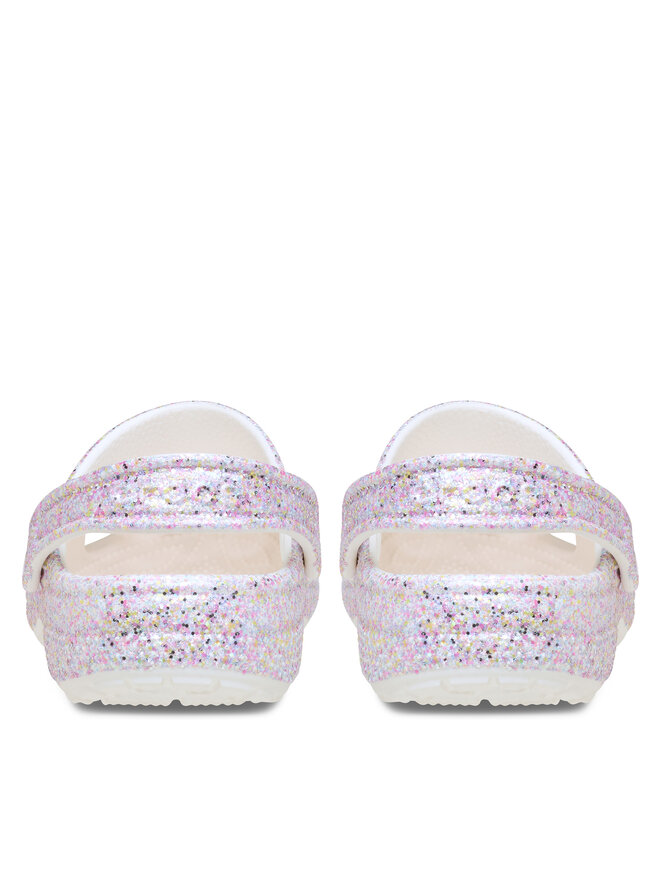 Crocs Шльопанці Crocs Classic Fantasy Glitter Clog K 212561 Білий