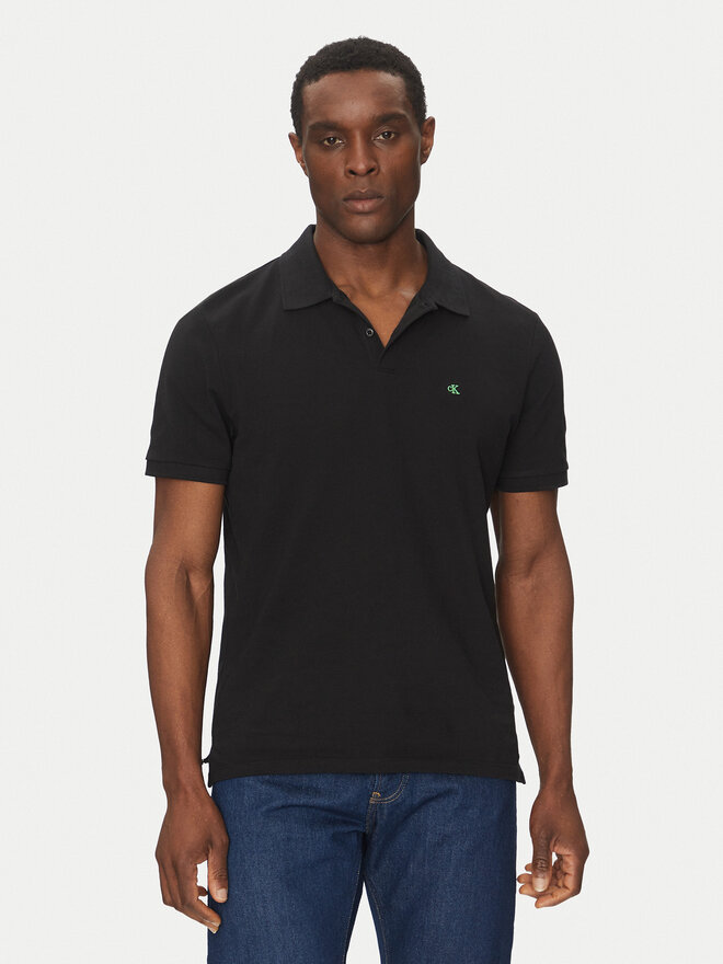 Calvin Klein Jeans Calvin Klein Jeans Поло LV040EM269 Чорний Regular Fit