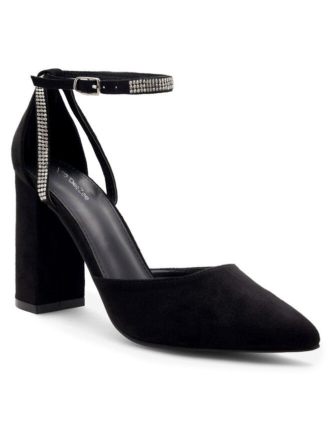DeeZee Czółenka DeeZee LISA KL-HT4587-21 Czarny