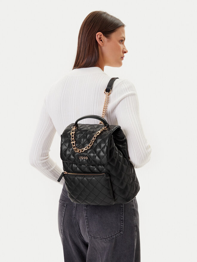 Liu Jo Mugursoma Liu Jo Ecs M Backpack AA5131 E0015 Melns