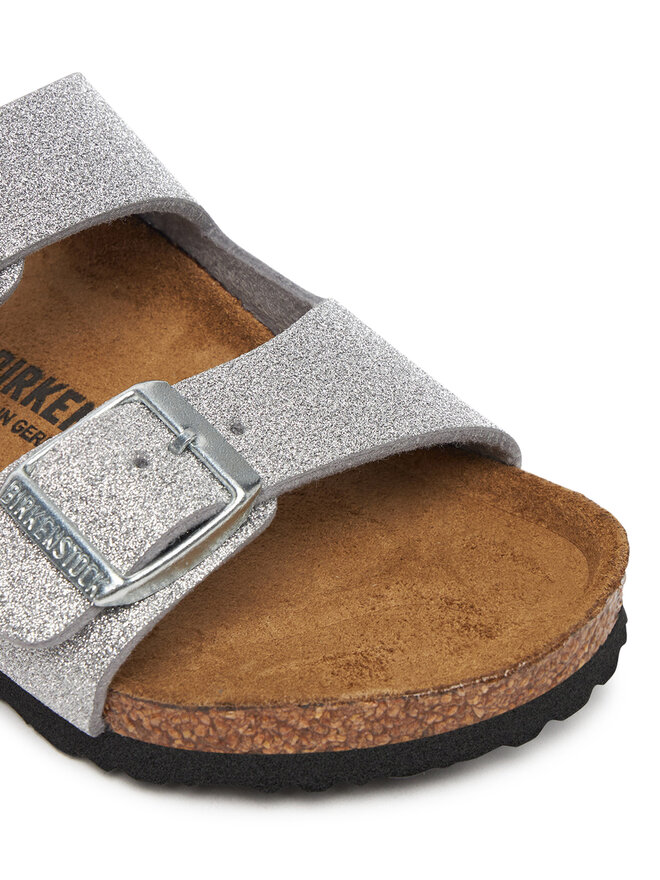 Birkenstock Klapki Birkenstock Arizona Kids 1030477 Srebrny
