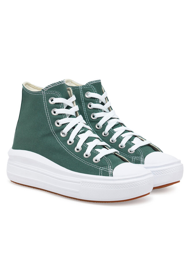 Converse Modne superge Converse Chuck Taylor All Star Move Platform A10664C Zelena