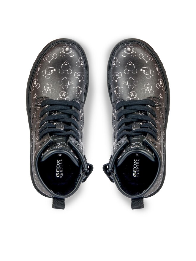 Geox Туристически oбувки Geox Jr Casey J2620D 00004 C9999 D Черен