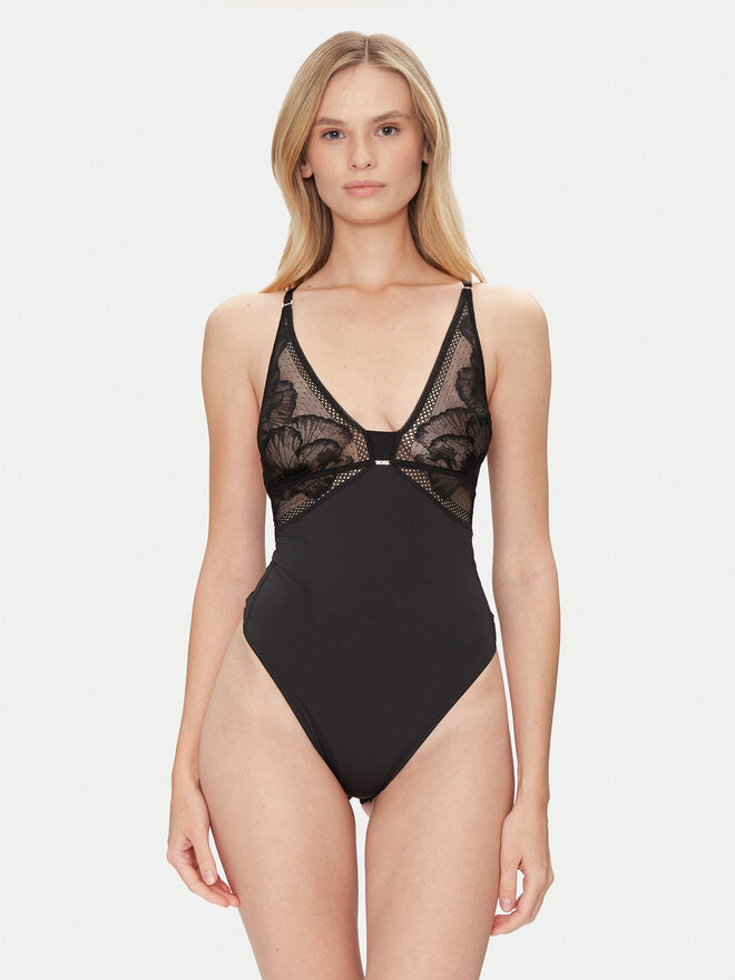 BOSS BOSS Боді Peony Lace 50545017 Чорний
