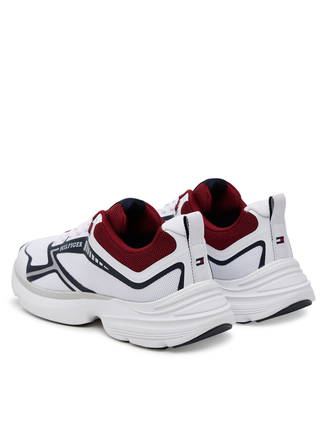 Tommy Hilfiger Sneakersy Tommy Hilfiger Th Dynafast Tech FM0FM05450 Biały