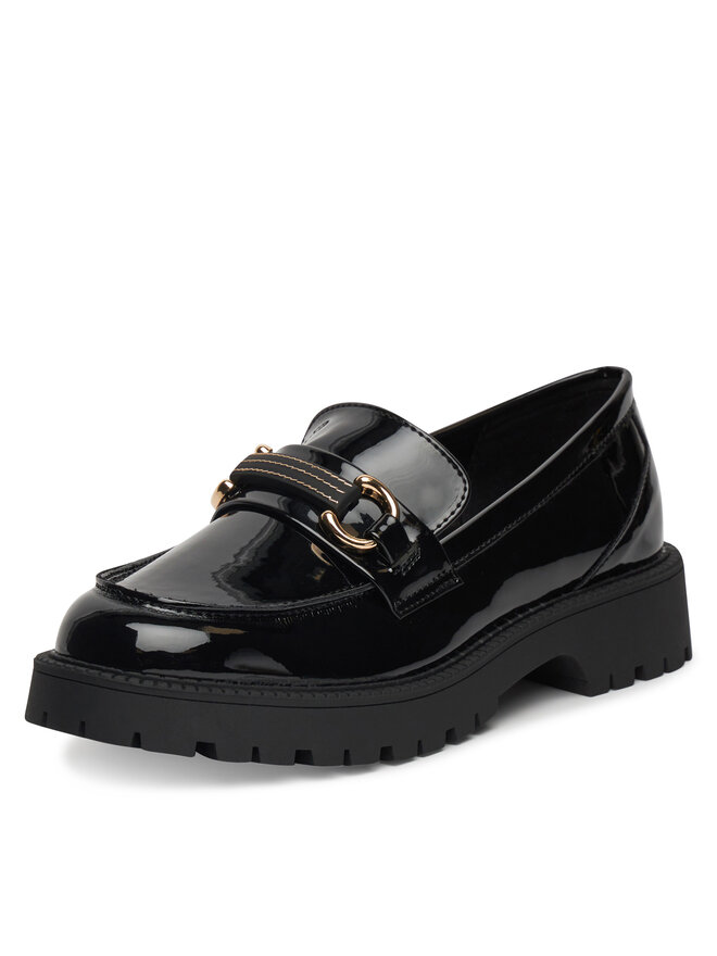 DeeZee Loafersy DeeZee 23038T235 Czarny