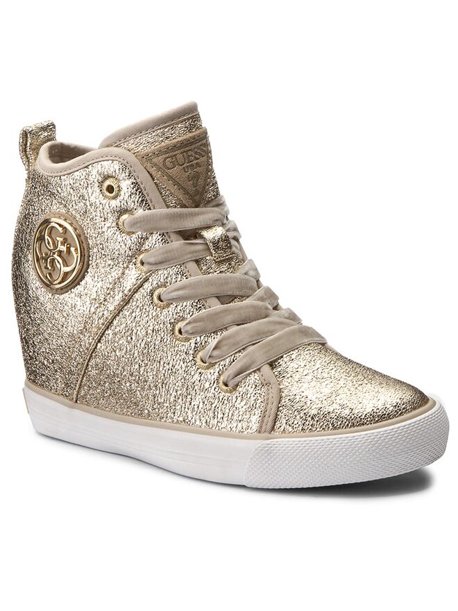 Sneakers Guess Jilly FLJLL3 LEL12 Goldfarben eschuhe