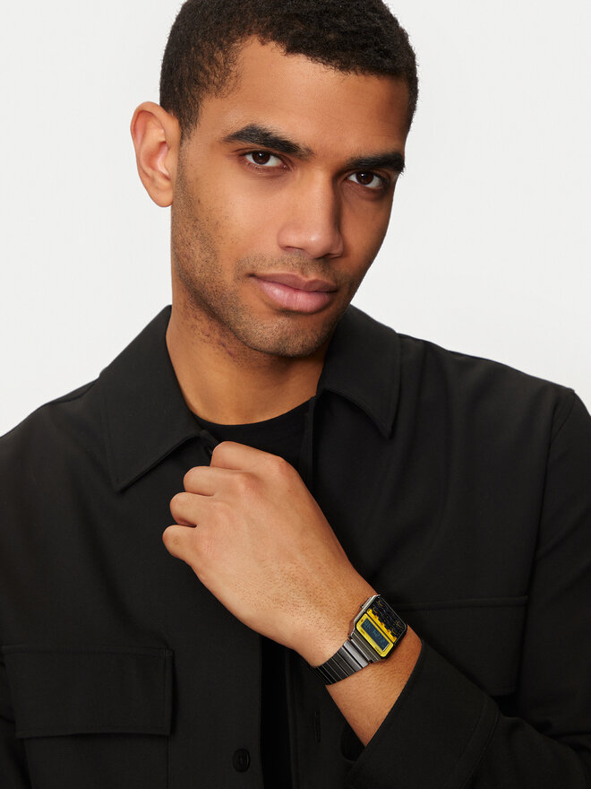 Casio Zegarek Casio Vintage Edgy CA-500WEGG-9BEF Czarny