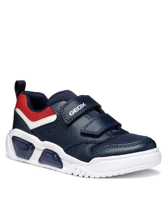 Geox Sneakersy Geox J Illuminus J55GVA 014BU C0735 M Granatowy