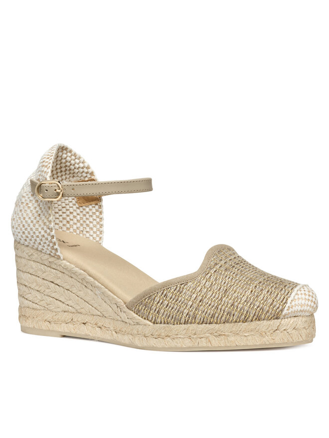 Geox Espadrilky Geox D Gelsa Low D55NGE 01106 C6738 Béžová