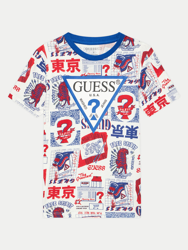 Guess Guess Marškinėliai L4YI04 K8HM3 Spalvota Regular Fit