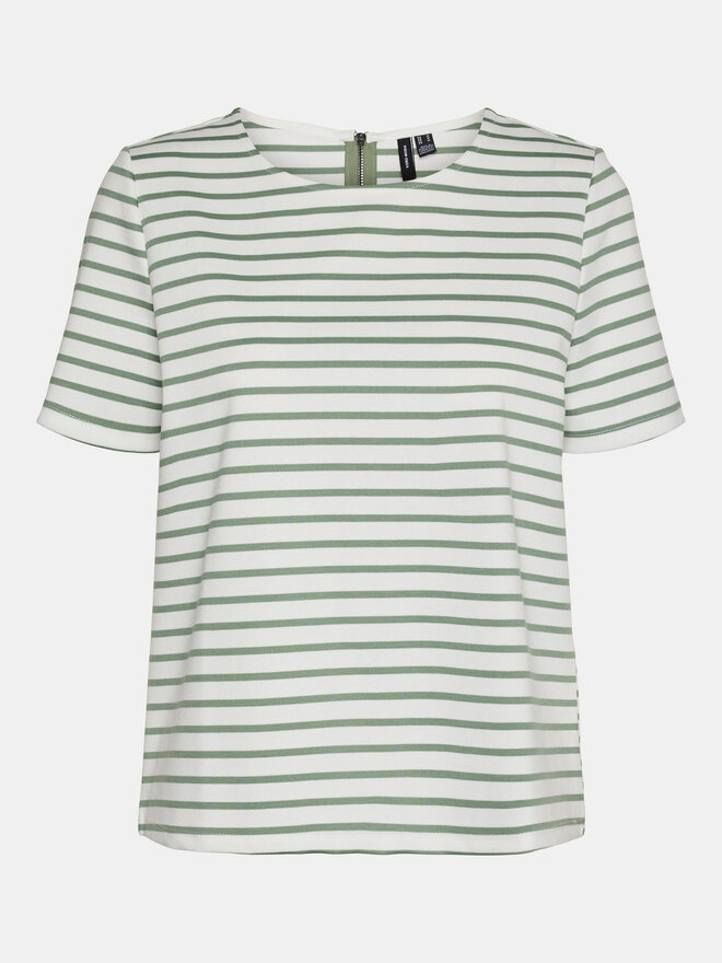 Vero Moda Vero Moda Marškinėliai Abby 10304716 Žalia Regular Fit