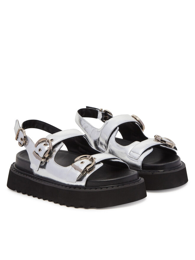 PINKO Sandale PINKO Kate 03 SD0293 P049 Srebrna