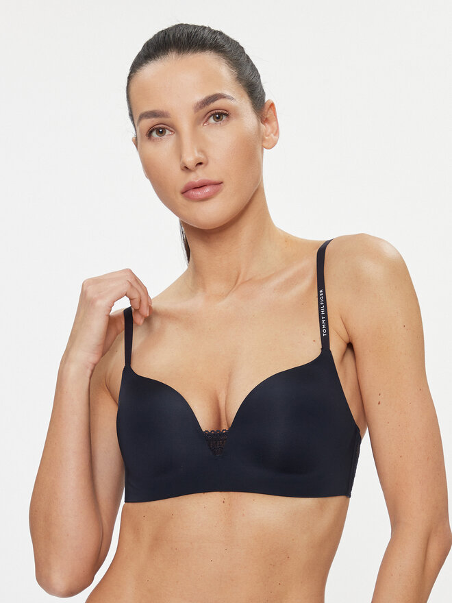 Tommy Hilfiger Tommy Hilfiger Бюстгальтер push-up UW0UW02405 Cиній