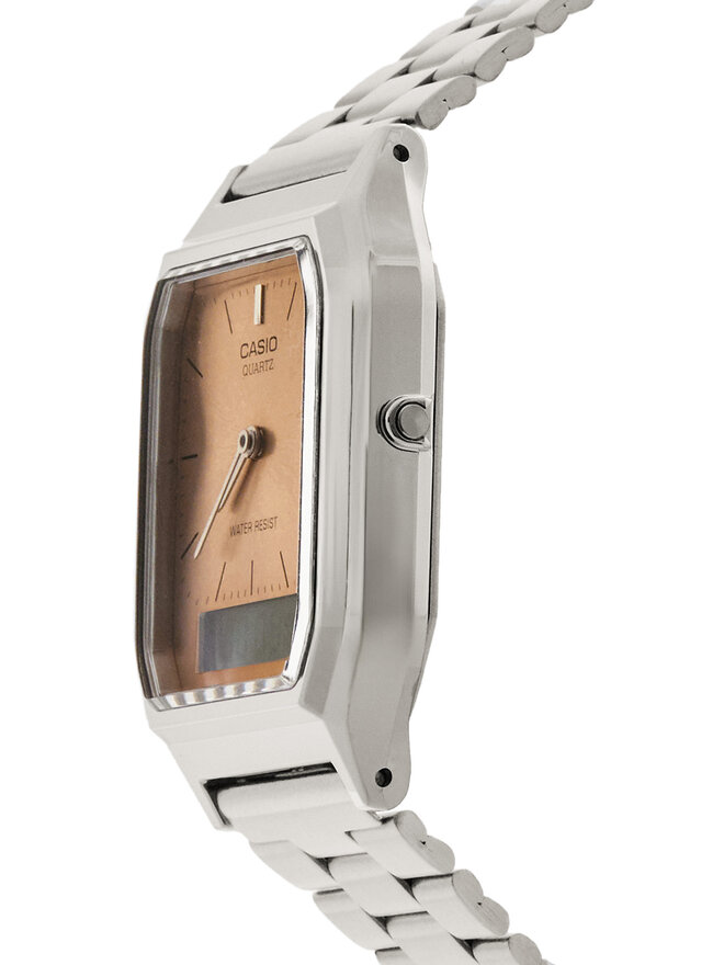 Casio Zegarek Casio Vintage AQ-230A-4AMQYES Srebrny