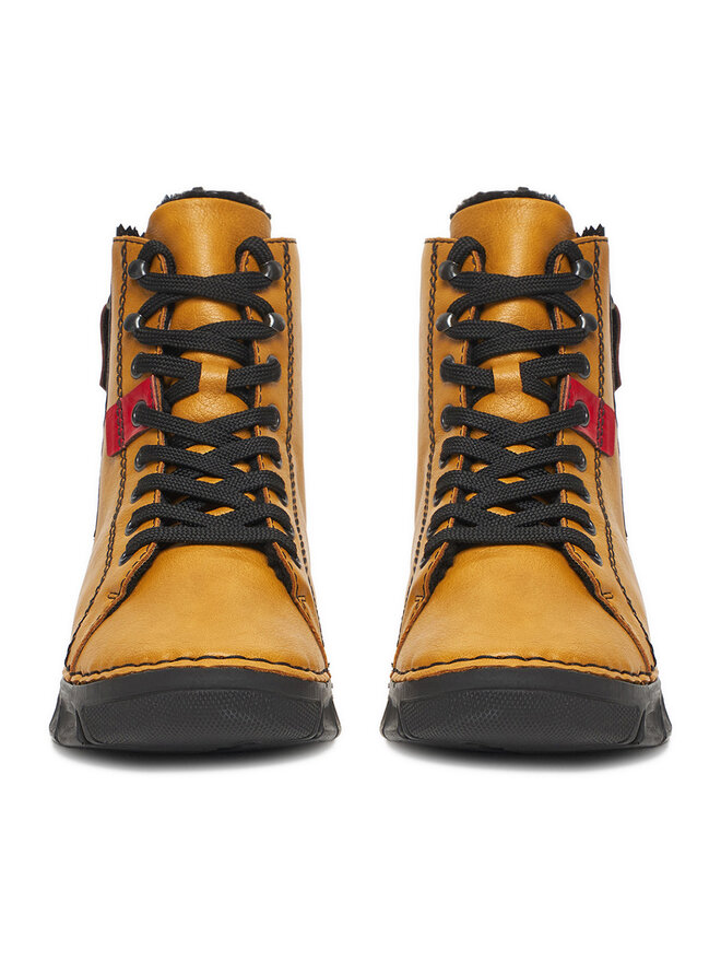 Rieker Botines planos Rieker CEO-55024-68 Amarillo