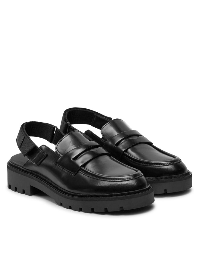 Calvin Klein Jeans Sandály Calvin Klein Jeans Combat Sling Mule LTH Černá