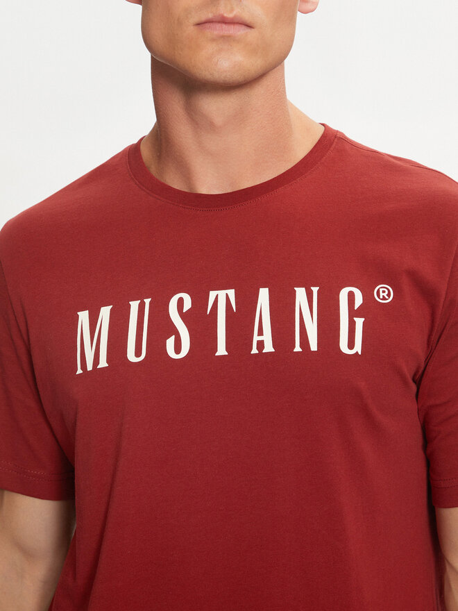 Mustang Mustang Póló Austin 1014695 Piros Regular Fit