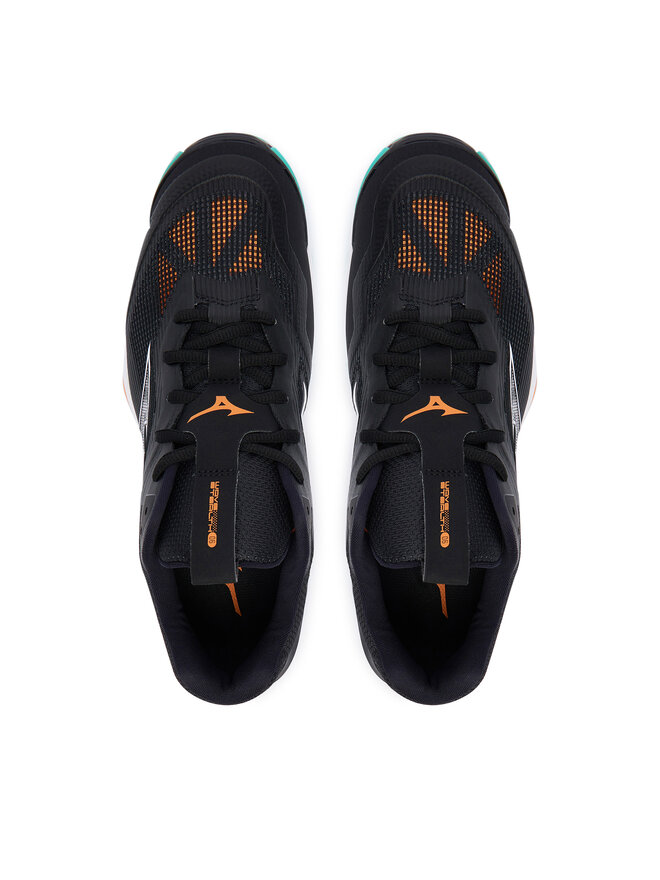 Mizuno Tenisice za dvoranski nogomet Mizuno Wave Stealth 6 X1GA2430 Crna