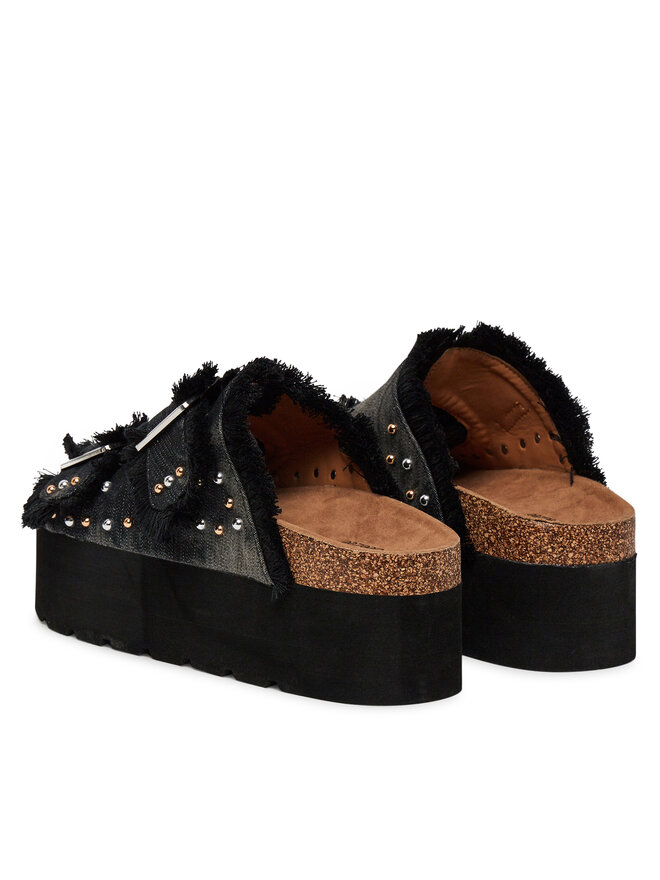 DeeZee Pantoletten DeeZee LB-P1748 Schwarz