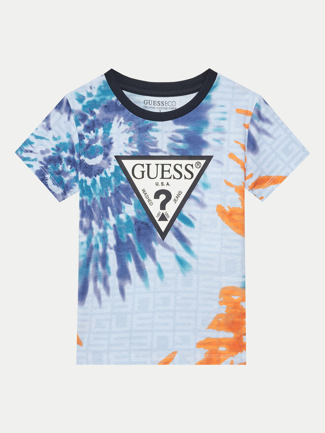 Guess Guess T-Shirt N5GI07 K8HM4 Blau Regular Fit