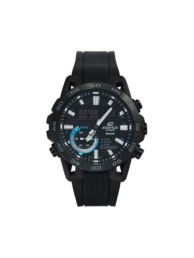 Casio Pulkstenis Casio Edifice Sospensione ECB-40PB-1AEF Melns