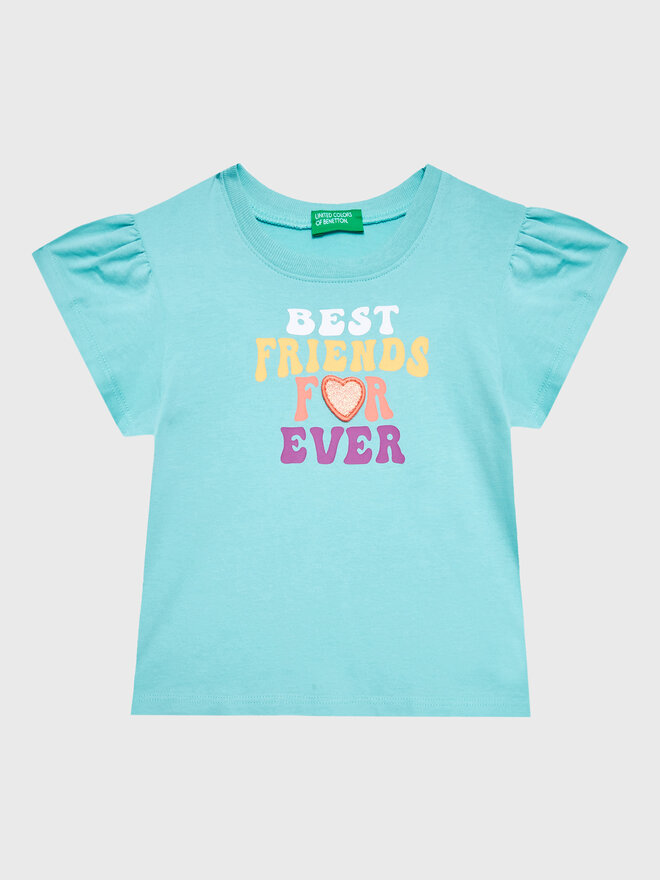 United Colors Of Benetton United Colors Of Benetton Camiseta 3096G107Z Verde Regular Fit