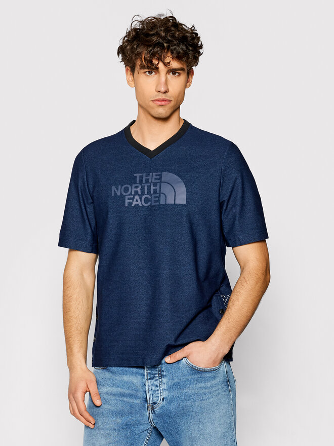 The North Face The North Face Póló Big Logo Tee NF0A3LDS Sötétkék Regular Fit