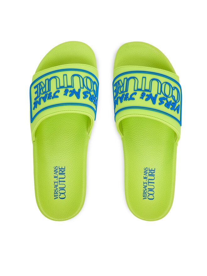 Versace Jeans Couture Шльопанці Versace Jeans Couture 78YA3SQ3 Зелений