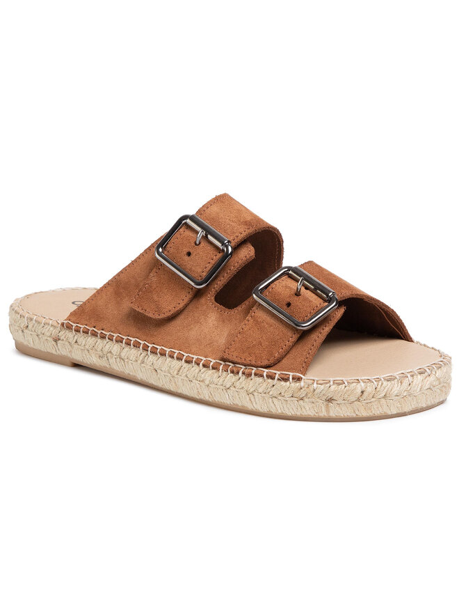 QUAZI Espadryle QUAZI QZ-63-04-000623 Brązowy