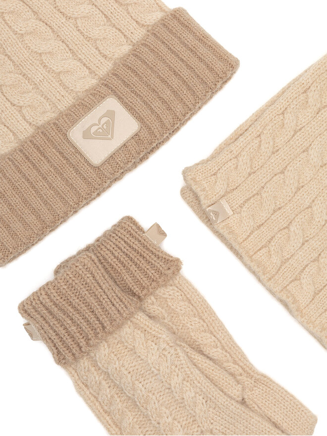 Roxy Set Mütze, Schal und Handschuhe Roxy RX-KF-001-AW24 Beige