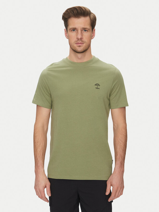 Blend Blend Camiseta 20718304 Verde Regular Fit