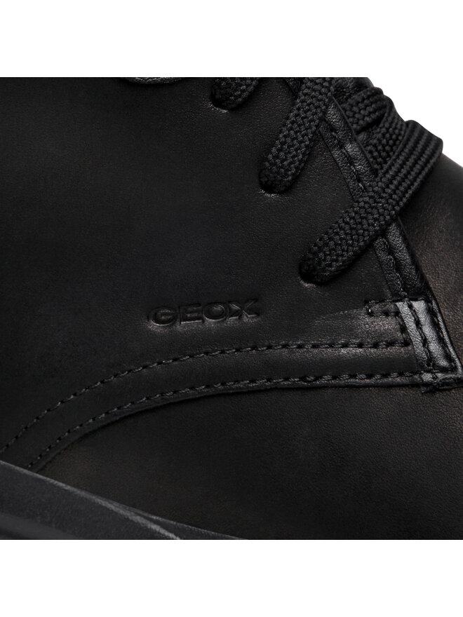 Geox Schnürschuhe Geox U Damiano G U16ANG 00043 C9999 Schwarz