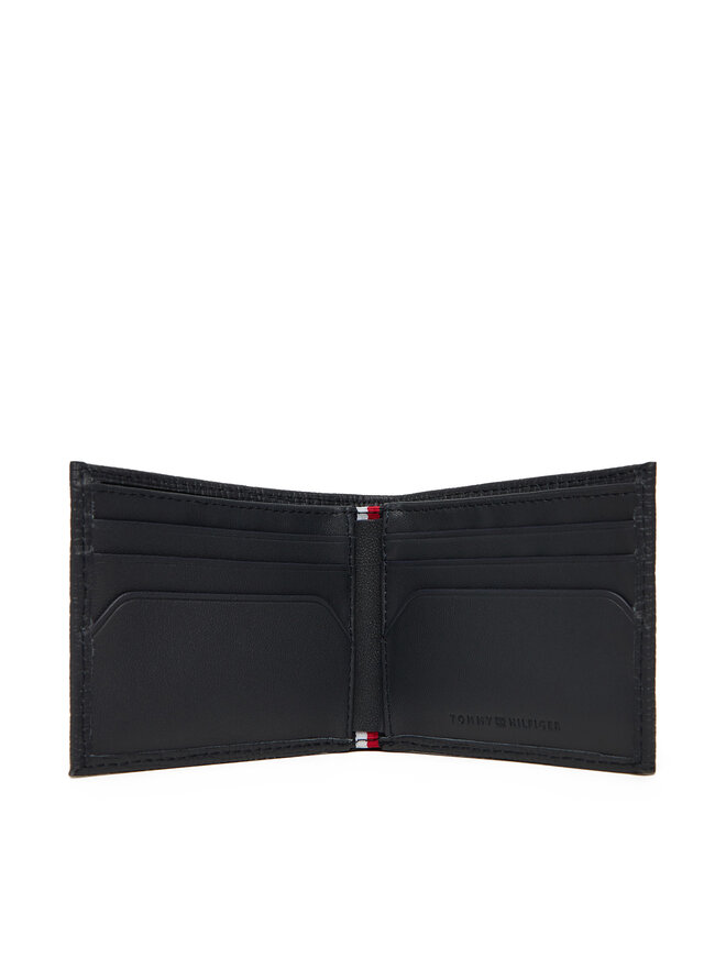 Tommy Hilfiger Liels vīriešu maks Tommy Hilfiger Th Flag Mini Cc Wallet AM0AM13708 Tumši zils