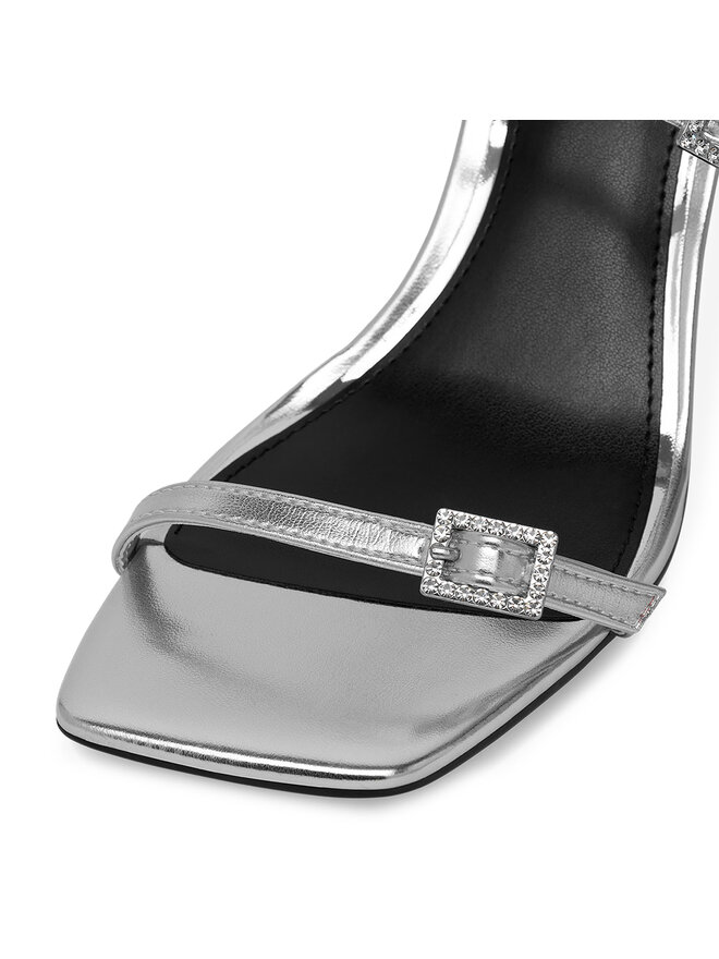 Nine West Klapki Nine West ZL23005-1CC Srebrny