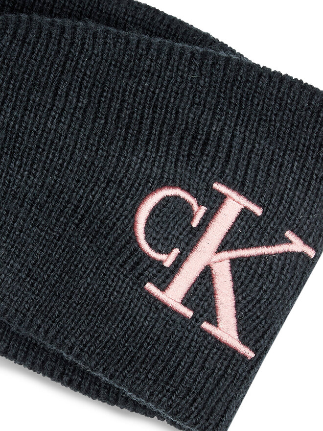 Calvin Klein Fascia per capelli Calvin Klein Monogram Embro K60K612658 Nero