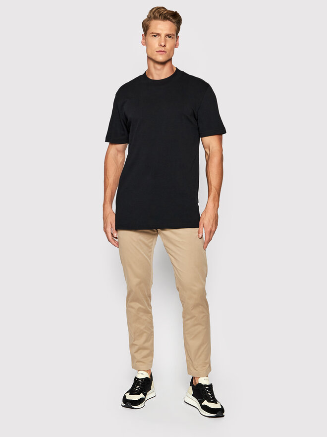 Selected Homme Selected Homme T-Shirt Colman 16077385 Schwarz Regular Fit