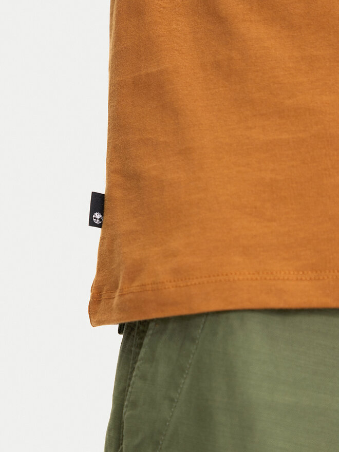 Timberland Timberland Marškinėliai TB0A5WQQ Smėlio Regular Fit