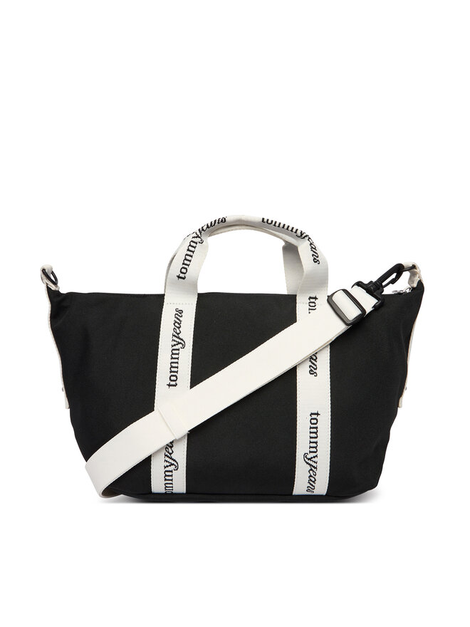 Tommy Jeans Handtasche Tommy Jeans Ess Daily Mini Tote AW0AW18460 Schwarz