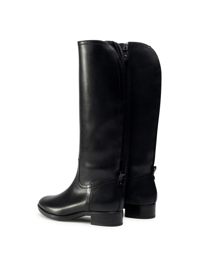 Geox Oficerki Geox D Felicity A D04G1A 00043 C9999 Czarny