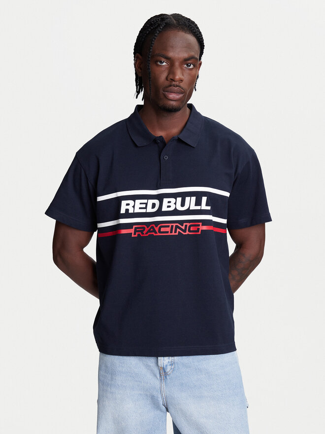 Pepe Jeans Pepe Jeans Polo majica Red Bull Racing Moto Panel RM540017 Mornarsko modra Regular Fit