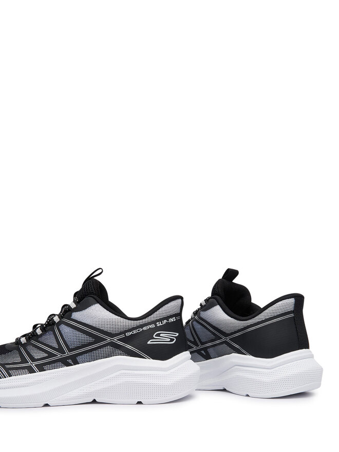 Skechers Sneakers Skechers Microspec Velocity - Grid-Shift 404220L/BKSL Schwarz