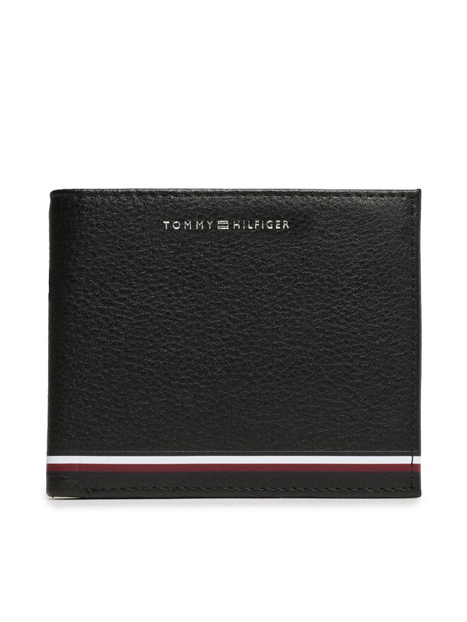 Tommy Hilfiger Geldbörse Tommy Hilfiger Th Central Extra Cc And Coin AM0AM11260 Schwarz