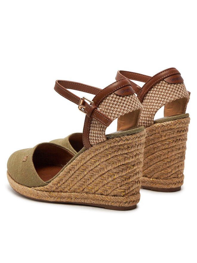 Wrangler Espadryle Wrangler Brava Women Wedge 20241056 Khaki
