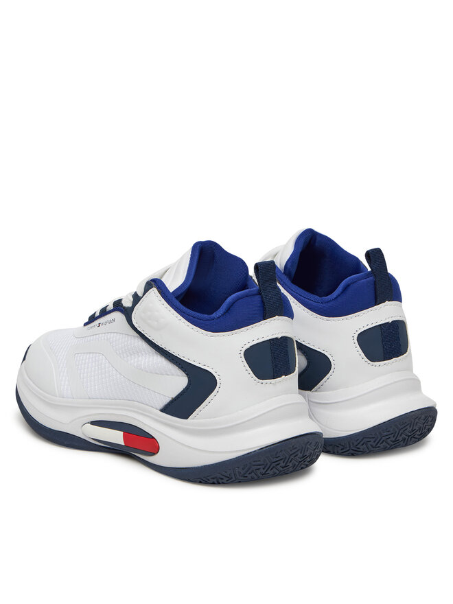 Tommy Hilfiger Sneakersy Tommy Hilfiger Low Cut Lace-Up T3B9-33884-1695 Biały