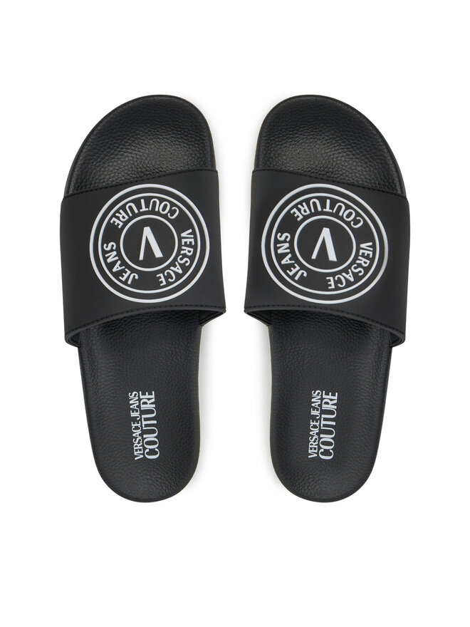 Versace Jeans Couture Παντόφλες Versace Jeans Couture 77YA3SQ3 Μαύρο