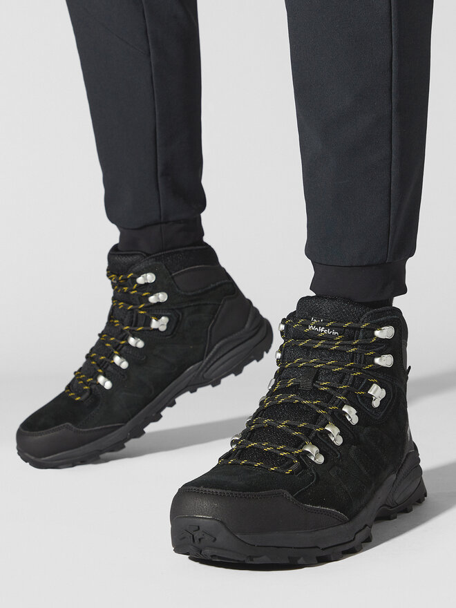 Jack Wolfskin Bakancs Jack Wolfskin Refugio Texapore Mid M 4049841 Fekete