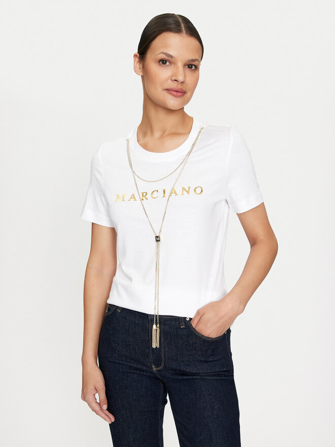 Marciano Guess Marciano Guess Camiseta Olivia 4YGI16 6138A Blanco Regular Fit