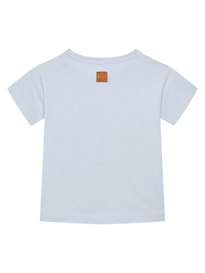 United Colors Of Benetton United Colors Of Benetton Футболка 3I1XA105R Блакитний Boxy Fit