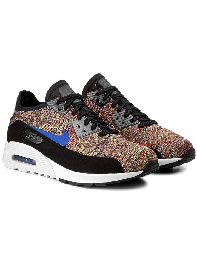 Schuhe Nike Air Max 90 Ultra 2.0 Flyknit 881109 001 Black Medium Blue Cool Grey eschuhe